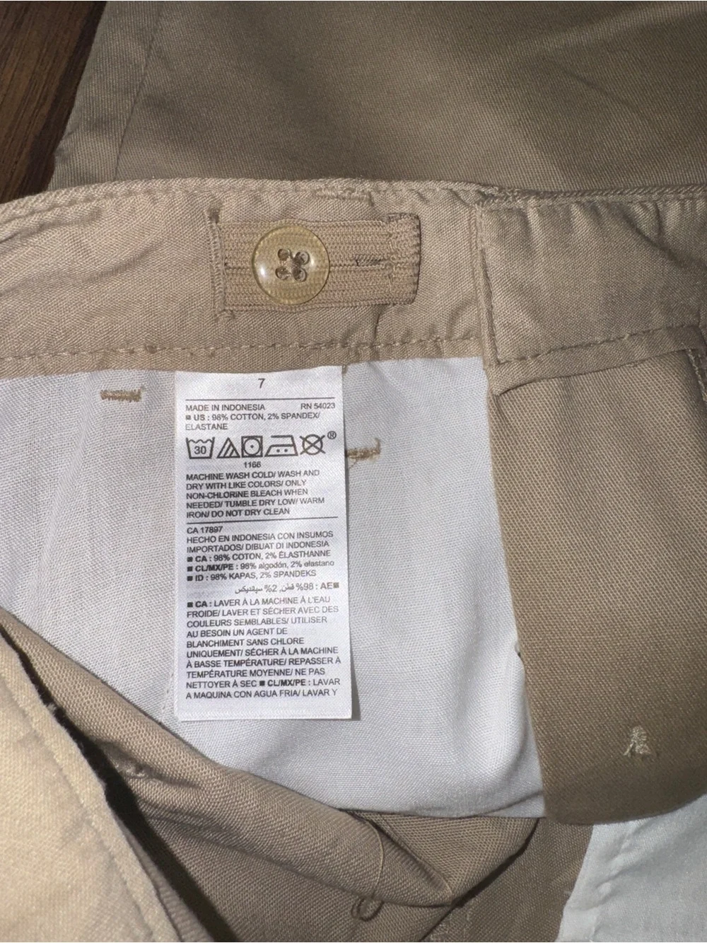 NWT Old Navy Boys Size 7 Straight Built-In Flex Khaki Pants - School Uniform